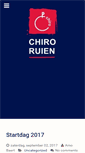 Mobile Screenshot of chiroruien.be
